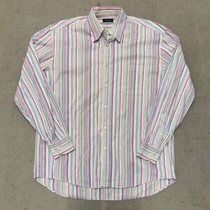 Canali Men's Multicolor Striped Shirt